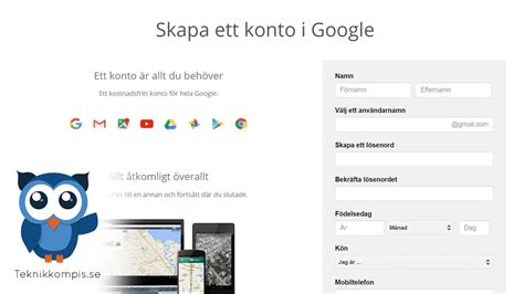 skapa ny gmail konto|Create a Gmail account .